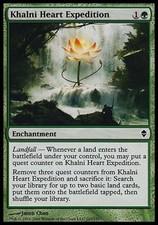 Khalni Heart Expedition -Foil Light Play MTG Zendikar