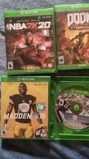 EA Sports, 2K, Bethesda Xbox One Game Lot: Madden NFL, NBA 2K20, Doom Eternal