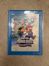 Super Mario Wonder Exclusive Best Buy Pre-Order Framed Art Print Poster