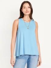 Old Navy Women's Luxe Sleeveless T-Shirt Tank Top Cool Rain Size XS S M L XL XXL