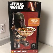 Boba Fett 2011 Rubie’s Star Wars Candy Bowl Holder Statue 20" Tall RARE