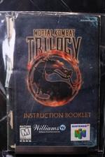 NO GAME- Mortal Kombat Trilogy Nintendo 64 N64 Instruction Manual Booklet Only