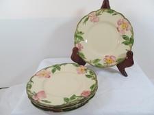 Franciscan Desert Rose Vtg Set of 4 Bread & Butter Plates 6 1/2 " California USA
