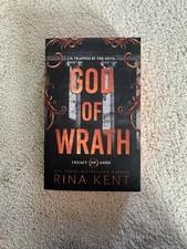 God of Wrath by Rina Kent - signed book plate Deluxe edition with sprayed edges