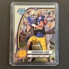 2024 Bowman U Chrome Jeremiah Love 1st Bowman 100 Cardinals Rookie RC Notre Dame