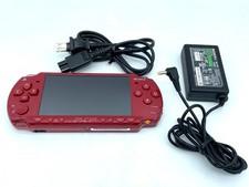 SONY PSP-2000 Console Red  Charger New Battery Memory Stick Tested Excellent