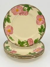 1960s Vintage FRANCISCAN Salad Plates Desert Rose / England Backstamp / Set of 4