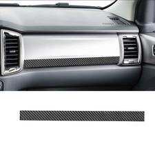 Carbon Fiber Passenger Dash Stripe Sticker trim For Ford Ranger 2019-22