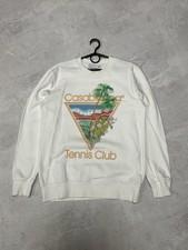 Casablanca Tennis Sweatshirt Big Logo Palms Portugal S Size
