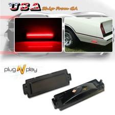 Smoked Red LED Rear Fender Side Marker Lights For 1981-1988 Chevy Monte Carlo SS