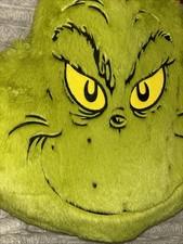 Bioworld Dr Seuss Grinch Green Fuzzy Plush Tote Bag Purse W/Tag