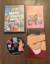 Grand Theft Auto: Vice City (Sony PlayStation 2, 2002) Black Label CIB W/MAP