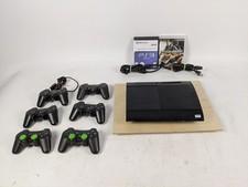 Sony PlayStation 3 Super Slim Console 6 Controllers 2 Games Tested Working