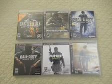 PS3 Video Game Lot Call of Duty, Battlefield, SOCOM (PS3) (CIB)