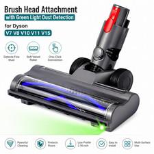 Soft Roller Head for DysonV7V10 V11 V15 SV10,Hardwood Floor Attachment with LED