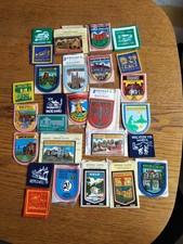 Collection Of Vintage Youth Hostel Cloth Patches job lot of 27