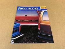 Vintage 1990 Chevy Trucks Fold-Out Dealership Salesman Brochure