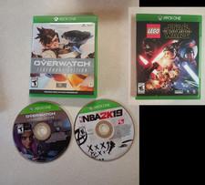 3 Xbox One Games: Lego Star Wars The Force Awakens-NBA 2K19-Overwatch Legendary
