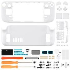 Replacement Faceplate Back Plate Full Set Shell with Buttons for Steam Deck LCD