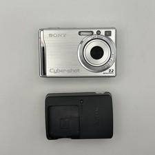 Sony Cybershot DSC-W80 7.2 MP Silver Digital Camera w/ Battery & Charger