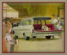 1964 Chevrolet Impala station wagon, Toolbox - Refrigerator Magnet, 42 MIL