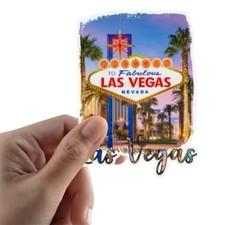 Welcome To Fabulous Las Vegas Nevada Retro Sign 3” Inch Vinyl Decal Sticker