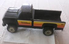Black 14 Inch Steel Two Door Tonka Truck With Blackout Windows