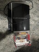 PS3 With Games Lot No Controllers Or HDMI