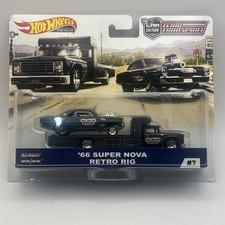 New Hot Wheels Premium Car Culture Team Transport #7 '66 Super Nova Retro Rig