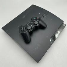 Sony PlayStation 3 PS3 Slim Black Console 320GB CECH-3001B + Black Controller C