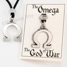 OMEGA Necklace Symbol Greek Letter PENDANT God of War Ares The Omega