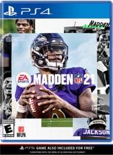 Madden NFL 21 (Playstation 4  PS4) New Factory Sealed