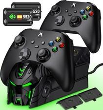For XBox One Series S X Controller Charging Dock Station+2 Rechargeable Battery