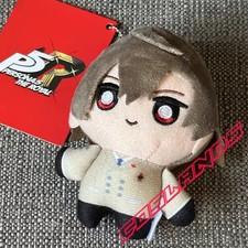10cm Persona 5 Akechi Goro Plush Doll Anime Plushie Keychain Pendant Toy Gifts