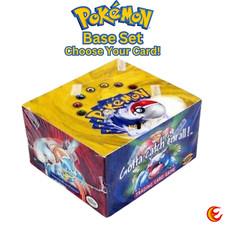 Pokémon Base Set - Choose Your Card 1999 - LP/NM WoTC Wizards of The Coast