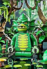 Creature From The Black Lagoon "The Minifigure" Pop Art Print - 13 x 19 Poster