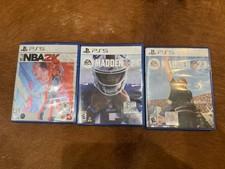 PS5 Game Bundle: Sports Titles - Madden 23, Madden 24, NBA 22
