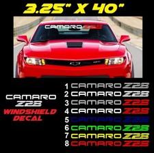 CAMARO z28 Chevrolet Windshield Sticker Logo Vinyl Decal Graphic Lettering 40"