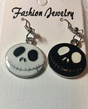 Nightmare Before Christmas Jack Skellington Dangle Earrings