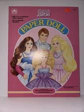 Vintage 1987 Golden Paper Doll Book Jewel Secrets Barbie Press Out Dolls UNCUT