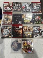Sony PlayStation 3 Game Lot (14) COD WWE DBZ GTA SKATE FALLOUT SKYRIM RED DEAD 
