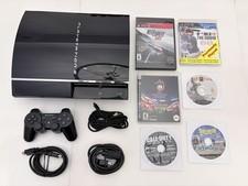 PlayStation 3 PS3 Backwards Compatible CECHE01 80GB Console Bundle Lot 6 Games