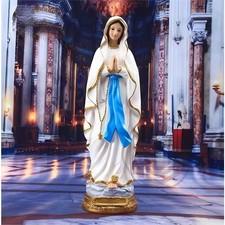 Virgin Mary Resin Statue Religious Decor Jesus Souvenir Gift