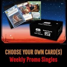 Star Wars Unlimited Weekly Play Promos Singles  *Pick Card* From All Sets