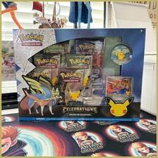 Pokemon TCG Celebrations 25th Zacian Deluxe Pin Collection Box BRAND NEW SEALED
