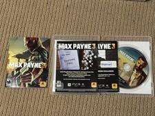 Max Payne 3 PS3 Sony Playstation 3 CIB w/ Reg Card - Tested