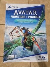 Sony PS5 Avatar Frontiers of Pandora RARE Gamestop Fabric Cloth Poser 34x24