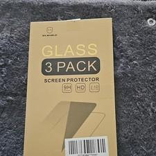 Mr Shield Tempered Glass Screen Protector 3 Pack 9H Hardness Clear