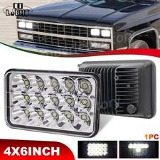 1PC 4x6" LED Headlight SEALED Hi/Lo Beam For Chevy C10 Pickup truck 1980-1986