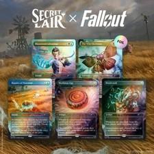 Magic The Gathering Secret Lair x Fallout Rad Foil Edition​ Cards Mtg Sealed New